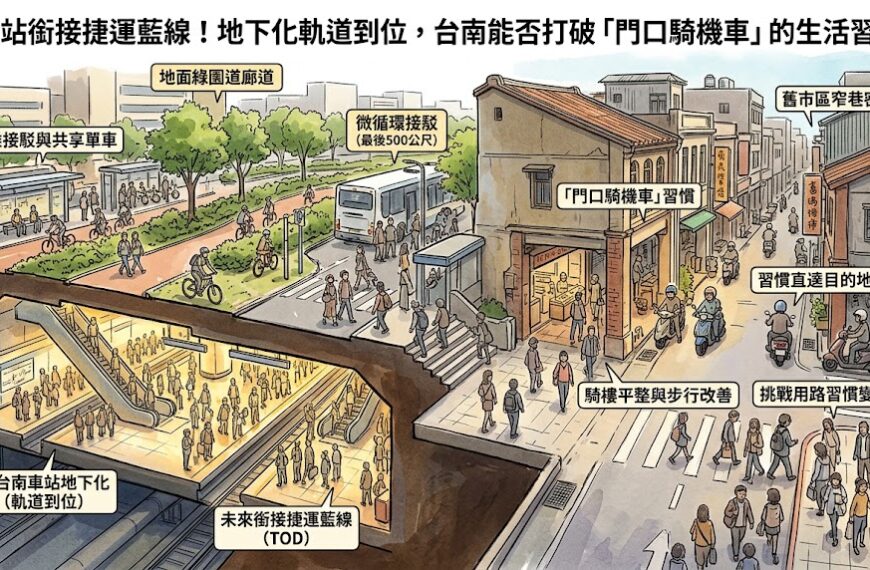 新車站銜接捷運藍線！地下化軌道到位，台南能否打破「...