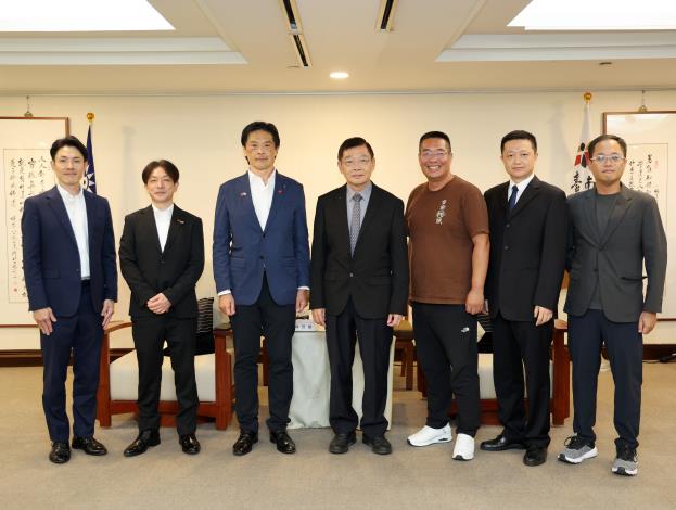 深化馬拉松與觀光交流 日本東伊豆町長岩井茂樹率團拜會台南市府