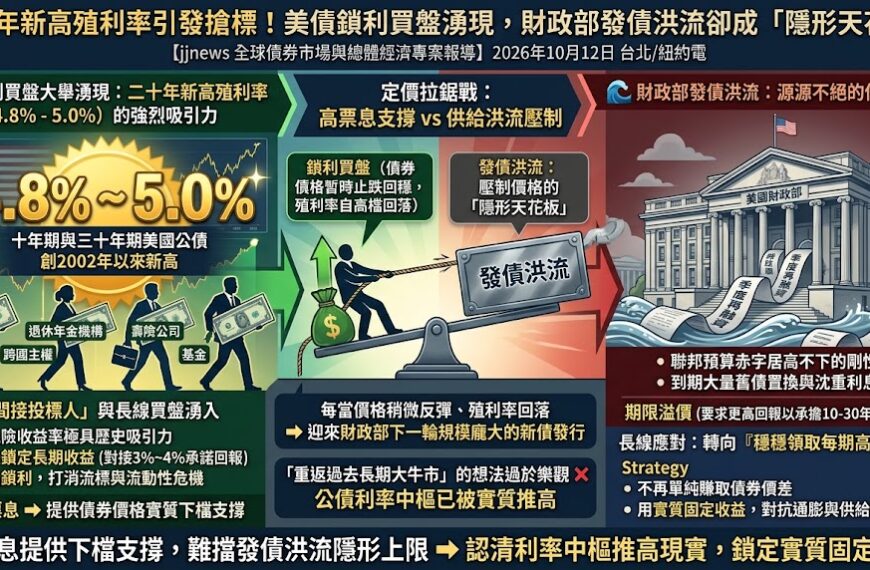 二十年新高殖利率引發搶標！美債鎖利買盤湧現，財政部...