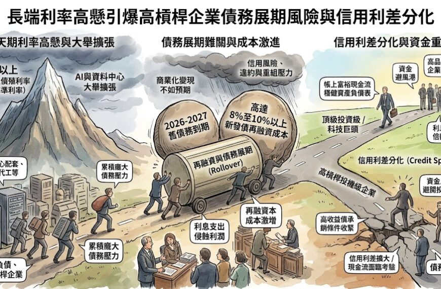 長端利率高懸引爆高槓桿企業債務展期風險與信用利差分...