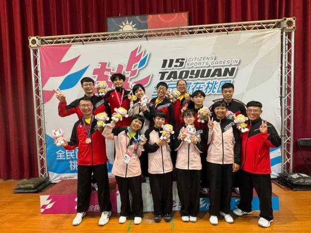 臺南市代表隊115年全民運動會第四日金光閃閃 太極...