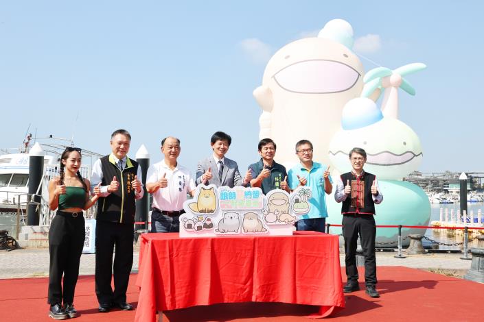 「朗萌綺盟」萌翻安平漁人碼頭！ 12米巨型氣偶10/31吸睛登場
