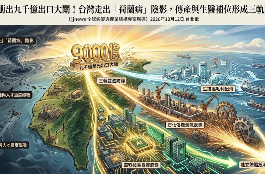AI 衝出九千億出口大關！台灣走出「荷蘭病」陰影，...
