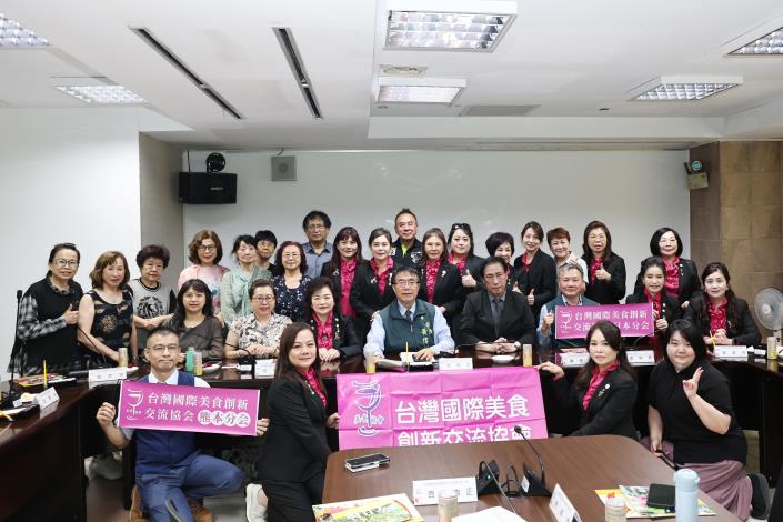 深化美食交流 台灣國際美食創新交流協會拜會黃偉哲