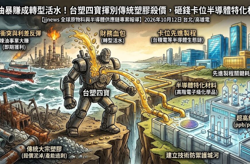 賣油暴賺成轉型活水！台塑四寶揮別傳統塑膠殺價，砸錢...